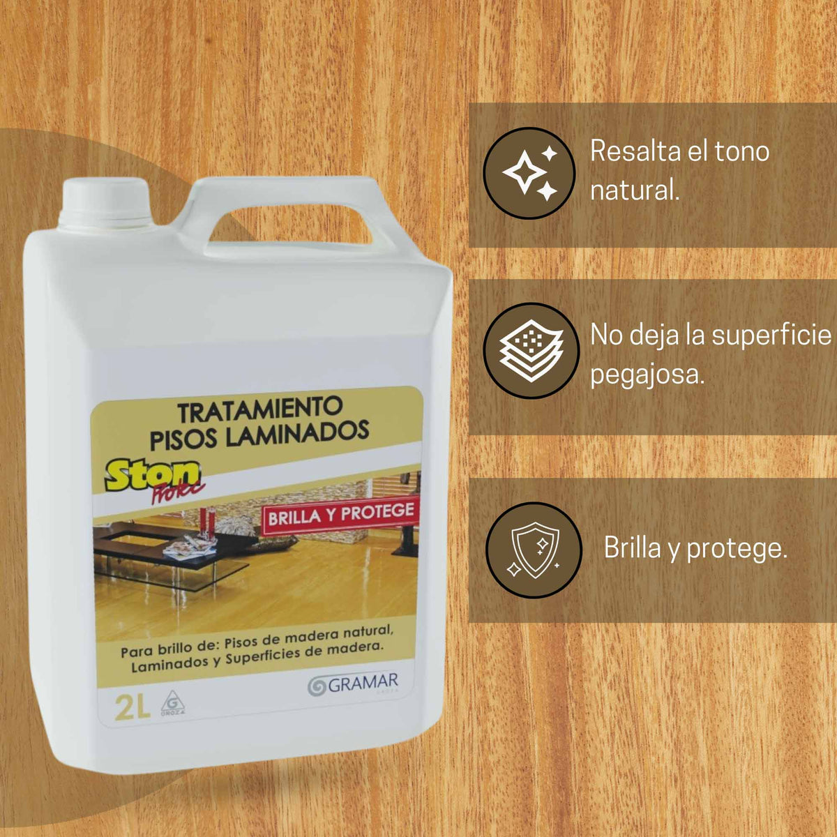 Tratamientos Pisos Laminados - Stonprotec 2L