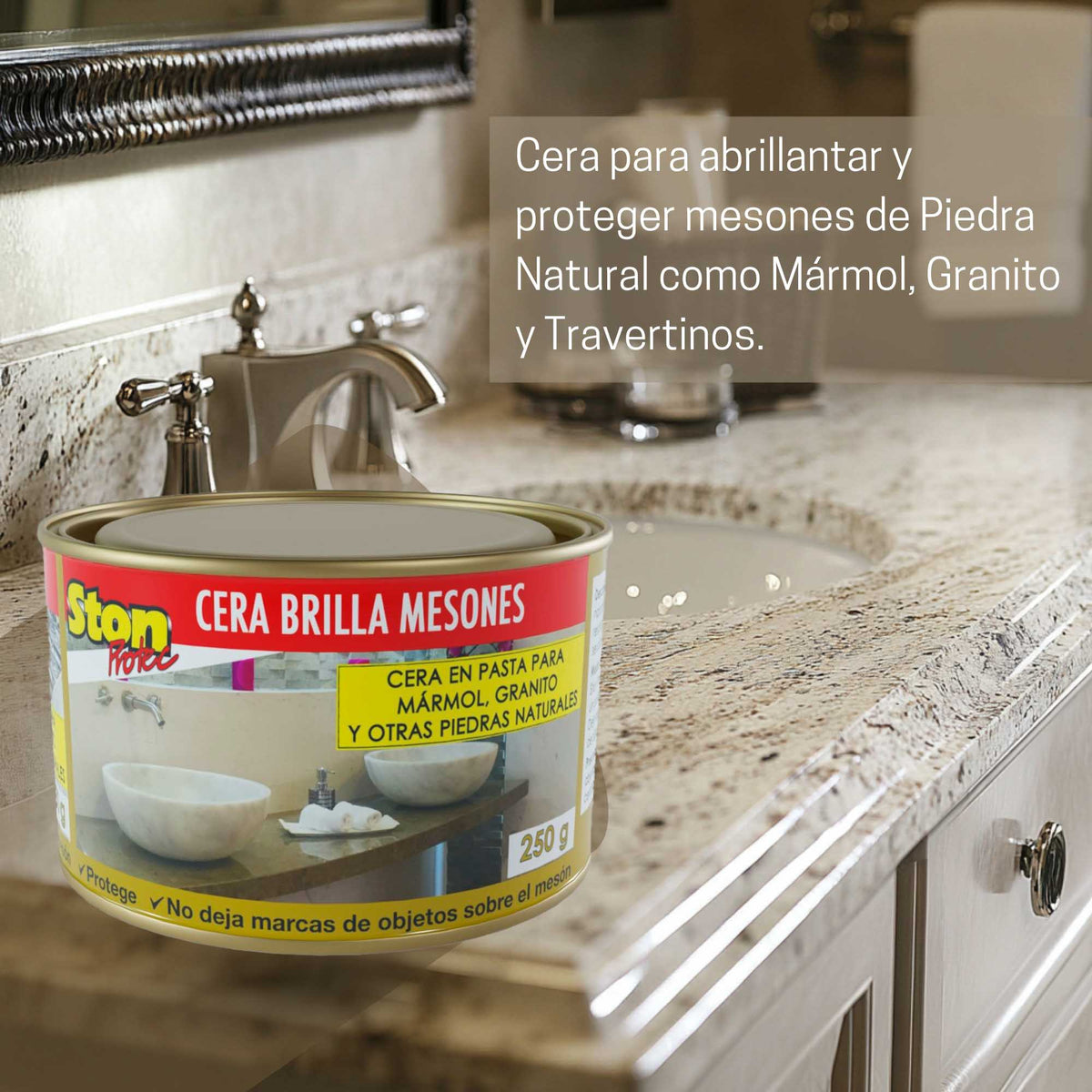 Cera Brilla Mesones - Stonprotec®