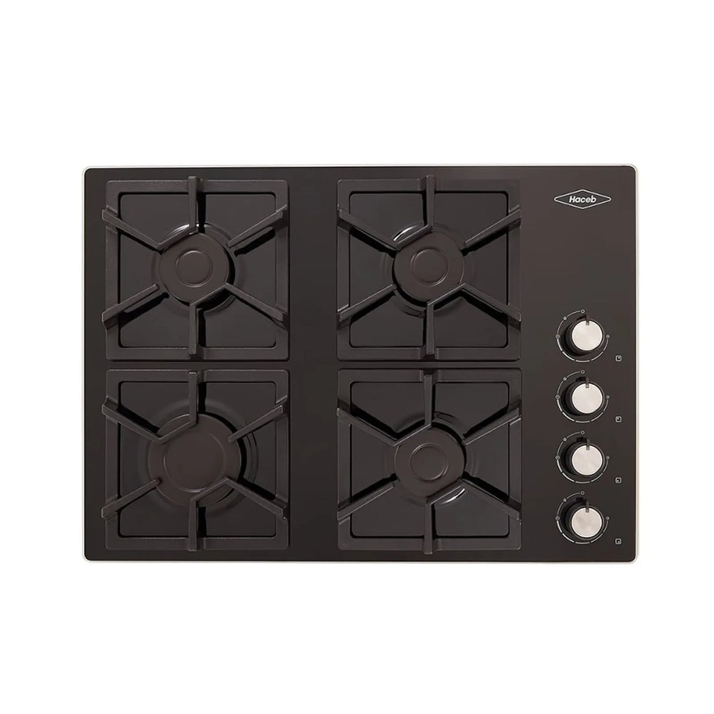 Estufa haceb vidrio 60*43 con parrilla cuadrada