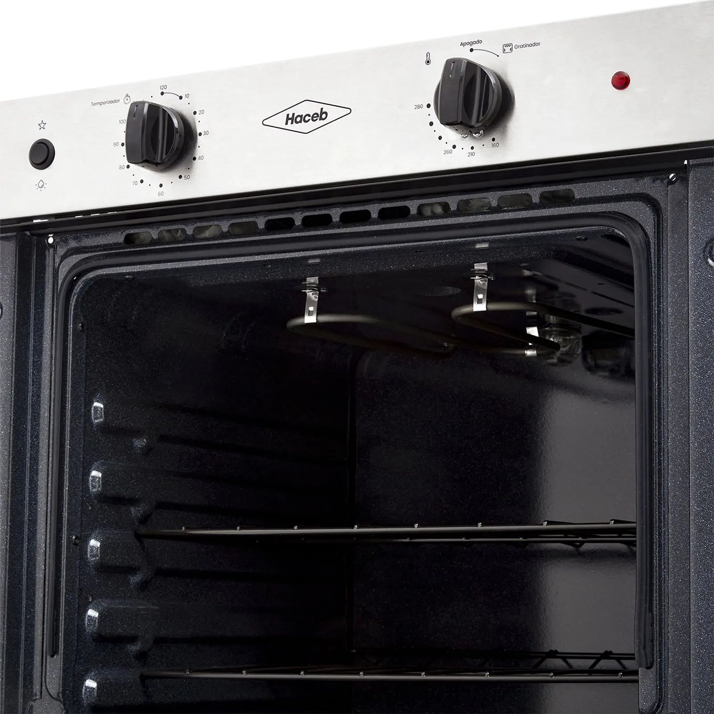 Horno mixto 60 cm PA inox negro gas natural 120V Haceb