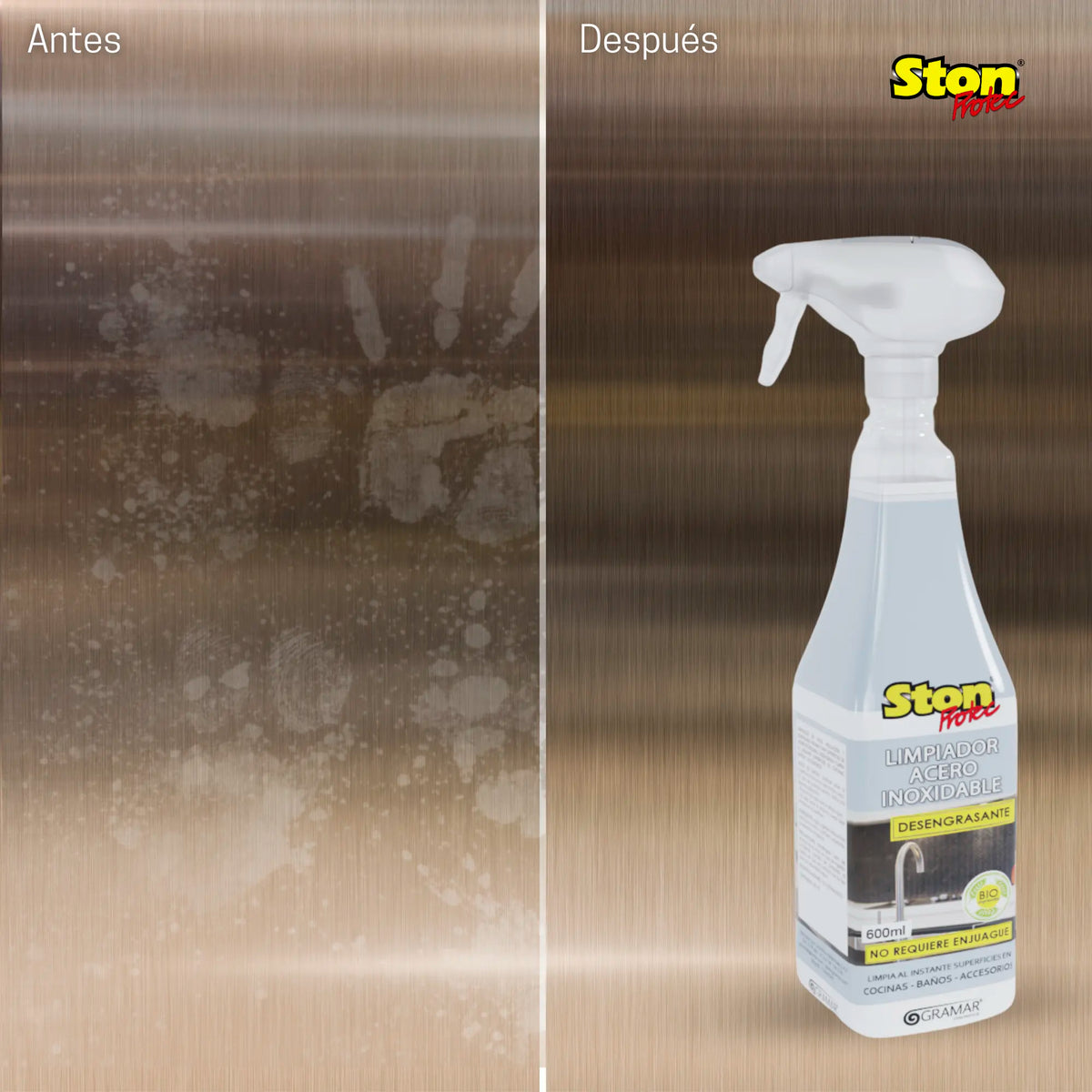 Limpiador Acero Inoxidable - Stonprotec®