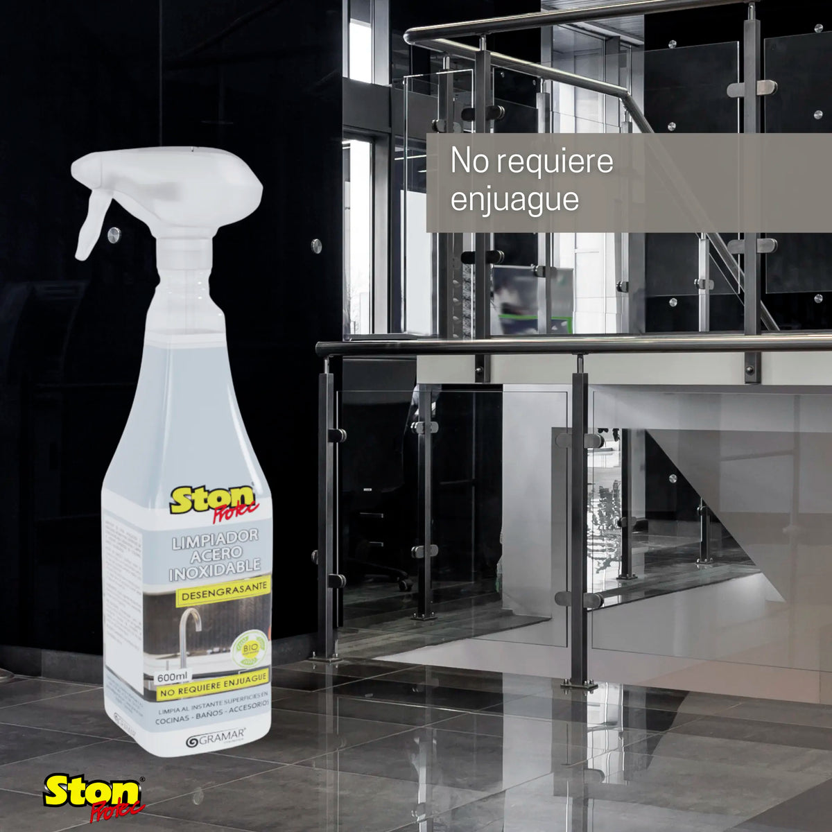 Limpiador Acero Inoxidable - Stonprotec®