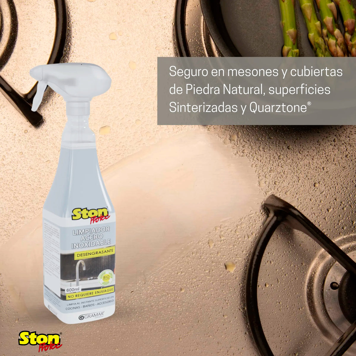 Limpiador Acero Inoxidable - Stonprotec®
