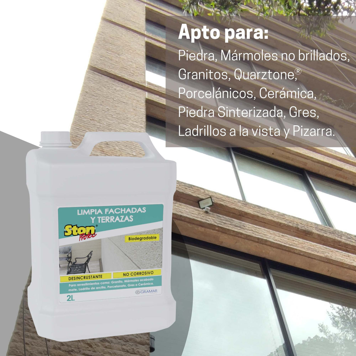 Limpia Fachadas y Terrazas - Stonprotec®