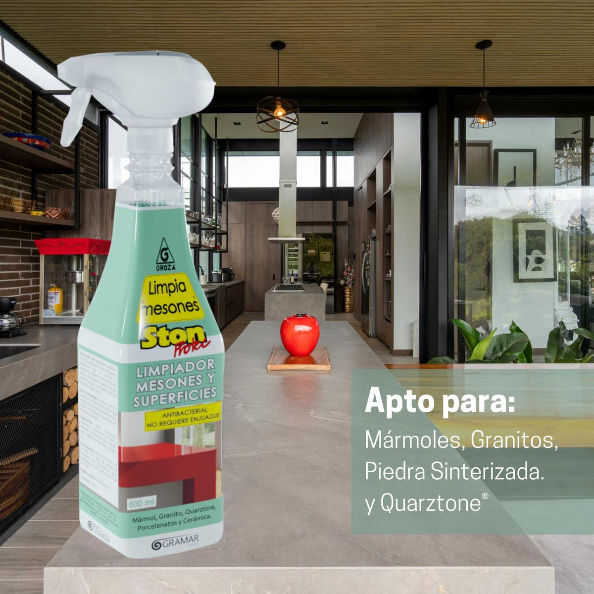Limpiador Mesones y Superficies - Stonprotec®